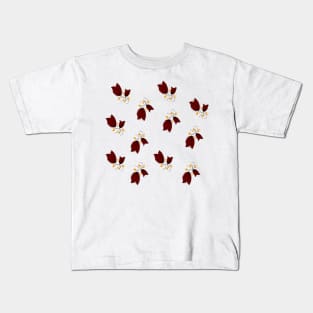 Red Mini Rose Kids T-Shirt